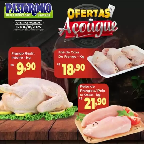 Catálogo Supermercado Pastorinho em Ribeirão das Neves | Grandes descontos em produtos selecionados | 2025-10-15T00:00:00.000Z - 2025-10-16T00:00:00.000Z