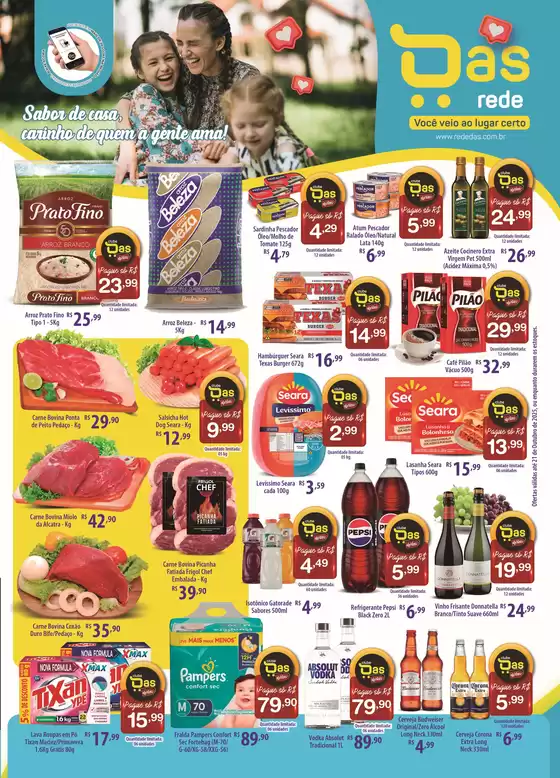 Catálogo Rede DAS em Brasília | Sabores De Casa Carinho De quem A Gente Ama | 2025-10-15T00:00:00.000Z - 2025-10-21T00:00:00.000Z