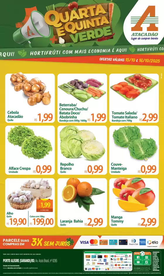 Catálogo Atacadão em Porto Alegre | Melhores ofertas para todos os caçadores de pechinchas | 2025-10-15T00:00:00.000Z - 2025-10-16T00:00:00.000Z