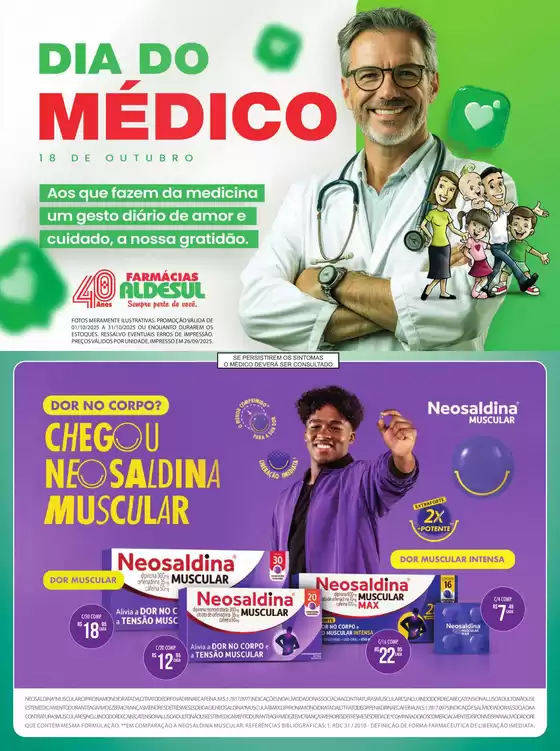 Catálogo Farmácia Aldesul em Salvador | Dia do medico ! | 2025-10-15T00:00:00.000Z - 2025-10-31T00:00:00.000Z