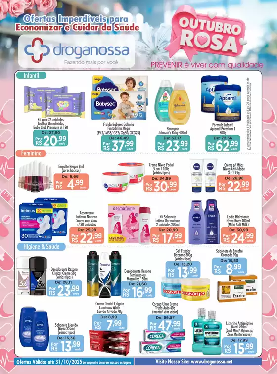 Catálogo Droga Nossa em Santo André | Ofertas imperdiveis para economizar e guidar sa Saude | 2025-10-16T00:00:00.000Z - 2025-10-31T00:00:00.000Z