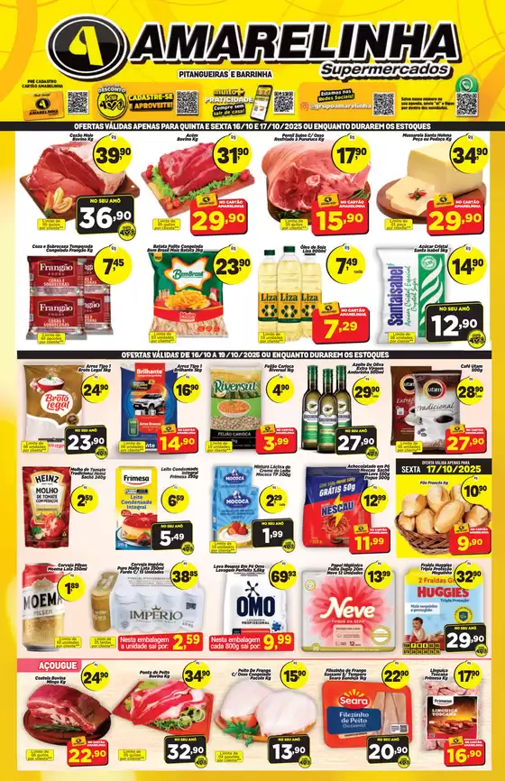 Catálogo Amarelinha Supermercados | A Amarelinha | 2025-10-16T00:00:00.000Z - 2025-10-19T00:00:00.000Z