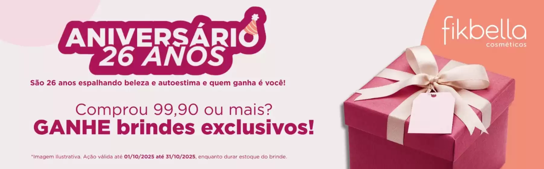 10% off na sua primeira compra Cupom FIK10