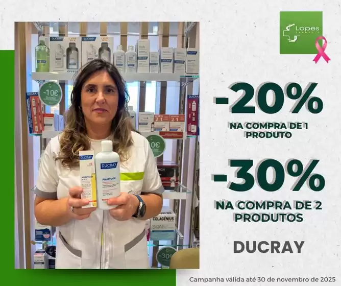 Catálogo Farmácia Lopes em Poá | -20% na compra de 1 produto , -30% na compra de 2 produtos  | 2025-10-16T00:00:00.000Z - 2025-11-30T00:00:00.000Z