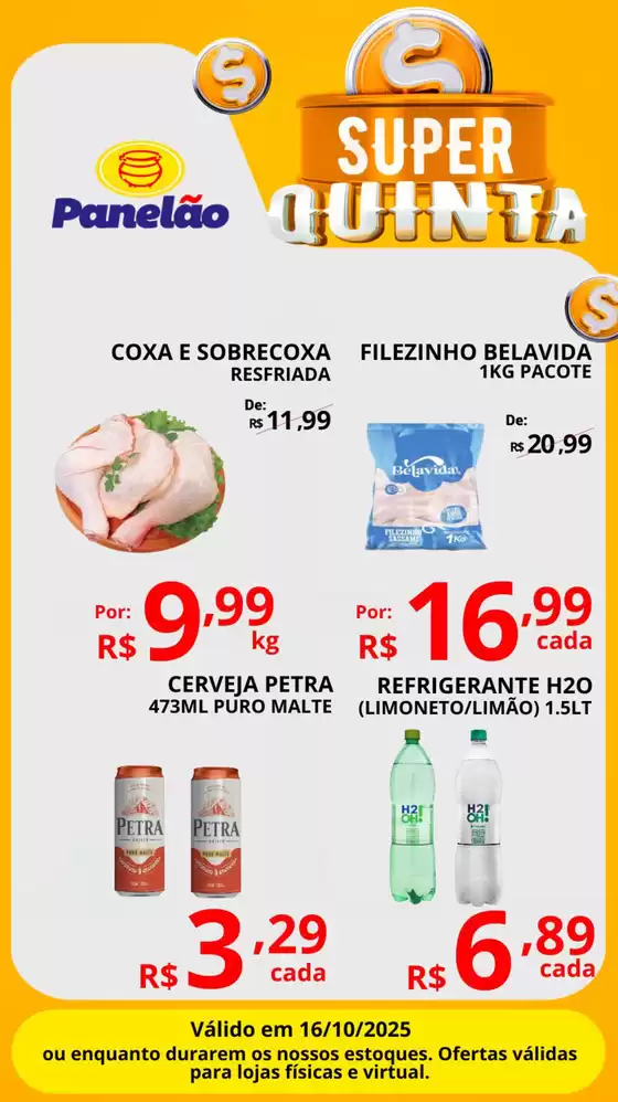 Catálogo Panelão Supermercados em Alvorada | Super Quinta  | 2025-10-16T00:00:00.000Z - 2025-10-16T00:00:00.000Z