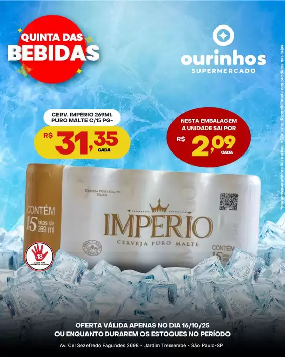 Catálogo Ourinhos Hipermercado em Alvorada | Encarte Ourinhos Hipermercado | 2025-10-16T00:00:00.000Z - 2025-10-16T00:00:00.000Z