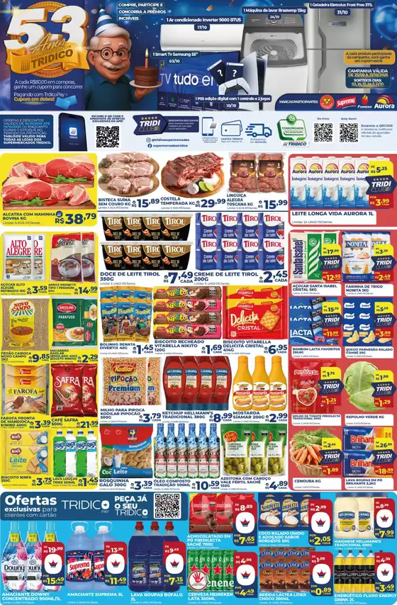 Catálogo Supermercados Tridico em Batatais | Aniversàrio Tridico | 2025-10-16T00:00:00.000Z - 2025-10-22T00:00:00.000Z