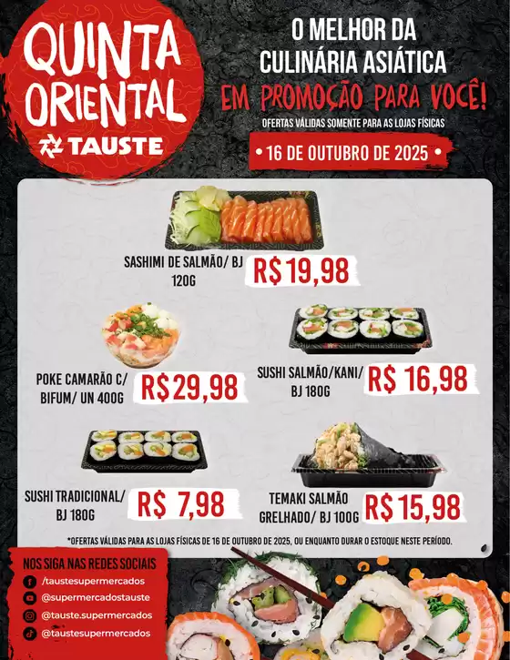 Catálogo Supermercados Tauste em Batatais | ESPECIAL ORIENTAL | 2025-10-16T00:00:00.000Z - 2025-10-16T00:00:00.000Z