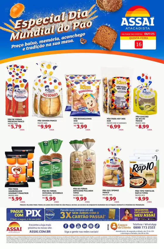 Catálogo Assaí Atacadista em Taboão da Serra | Ofertas exclusivas e pechinchas | 2025-10-16T00:00:00.000Z - 2025-10-16T00:00:00.000Z