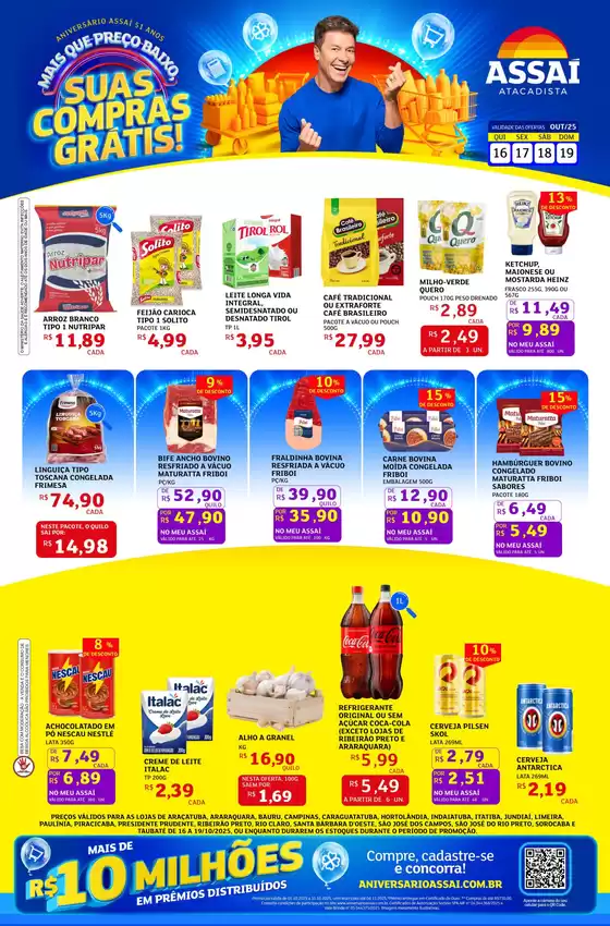 Promoções especiais em andamento
