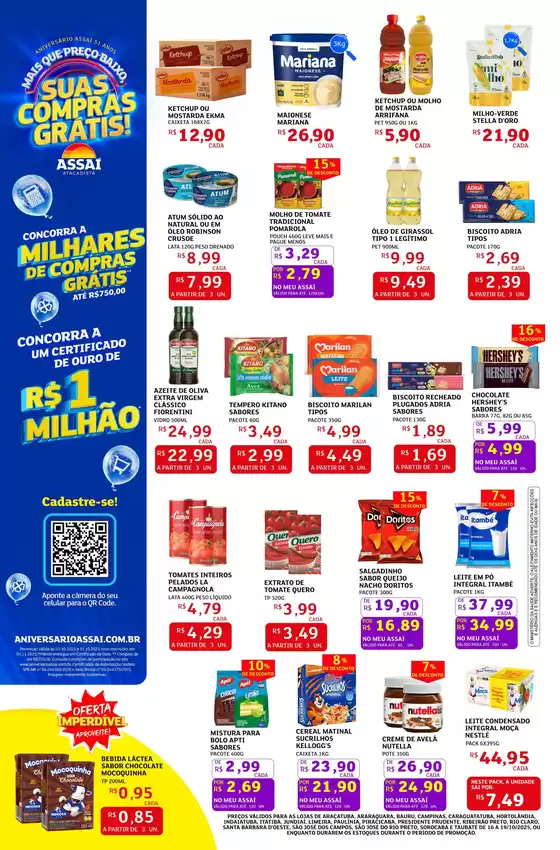 Promoções especiais em andamento