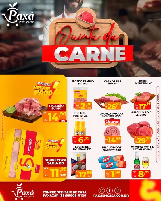 Catálogo Paxá Supermercados em Batatais | Encarte Paxá Supermercados | 2025-10-16T00:00:00.000Z - 2025-10-16T00:00:00.000Z
