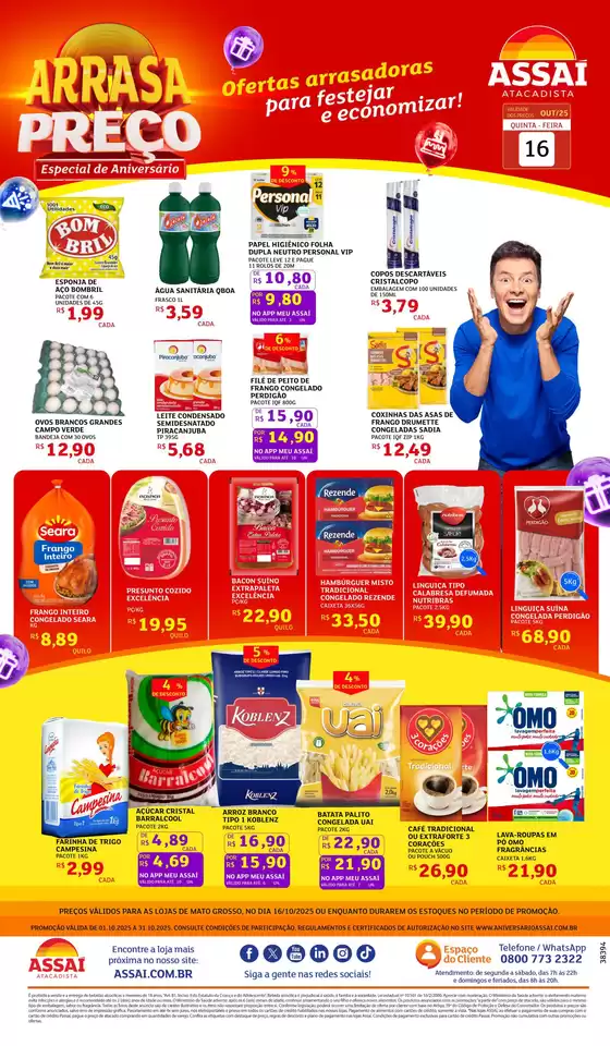 Catálogo Assaí Atacadista em Batatais | Grandes descontos em produtos selecionados | 2025-10-16T00:00:00.000Z - 2025-10-16T00:00:00.000Z
