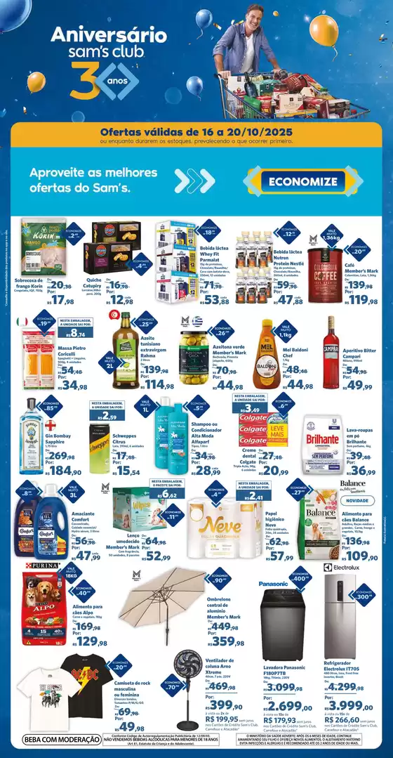 Catálogo Sam's Club em Candelária | OFERTAS FIM DE SEMANA | 2025-10-16T00:00:00.000Z - 2025-10-20T00:00:00.000Z