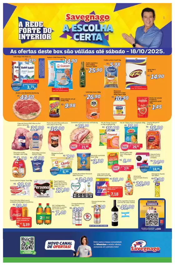 Catálogo Supermercado Savegnago em Petrolina | Ofertas exclusivas | 2025-10-16T00:00:00.000Z - 2025-10-19T00:00:00.000Z