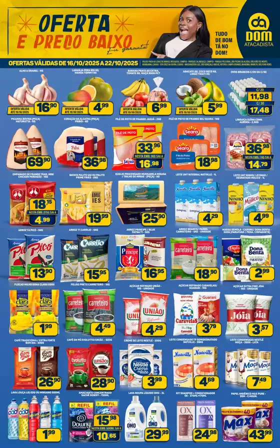 Catálogo Dom Atacadista em São Bernardo do Campo | Ofertas especiais atraentes para todos | 2025-10-16T00:00:00.000Z - 2025-10-22T00:00:00.000Z