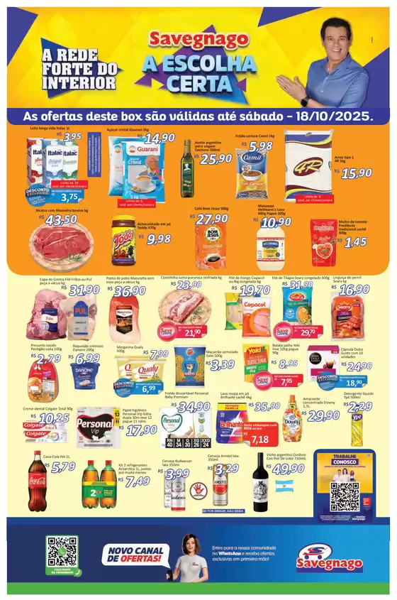 Catálogo Supermercado Savegnago em Petrolina | Nossas melhores pechinchas | 2025-10-16T00:00:00.000Z - 2025-10-18T00:00:00.000Z