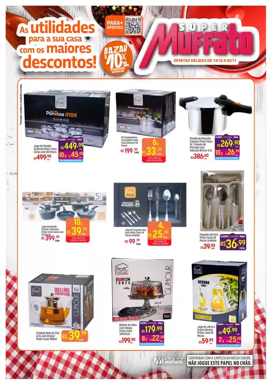 Catálogo Super Muffato em Rafard | Ótima oferta para todos os clientes | 2025-10-16T00:00:00.000Z - 2025-11-02T00:00:00.000Z