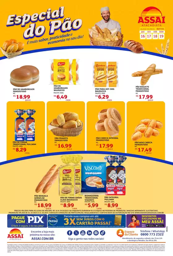 Catálogo Assaí Atacadista em Caiuá | Grandes descontos em produtos selecionados | 2025-10-16T00:00:00.000Z - 2025-10-19T00:00:00.000Z
