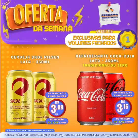 Catálogo Serrano Supermercado em São Bernardo do Campo | Encarte Serrano Supermercado | 2025-10-16T00:00:00.000Z - 2025-10-21T00:00:00.000Z