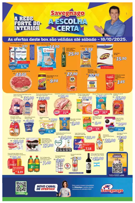Catálogo Supermercado Savegnago em São Bernardo do Campo | Ofertas exclusivas e pechinchas | 2025-10-16T00:00:00.000Z - 2025-10-19T00:00:00.000Z