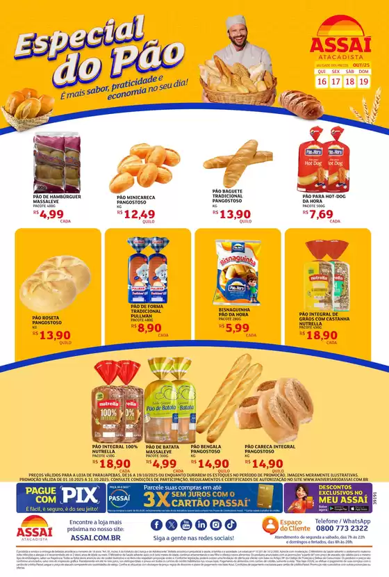 Catálogo Assaí Atacadista em Caiuá | Ofertas para caçadores de pechinchas | 2025-10-16T00:00:00.000Z - 2025-10-19T00:00:00.000Z
