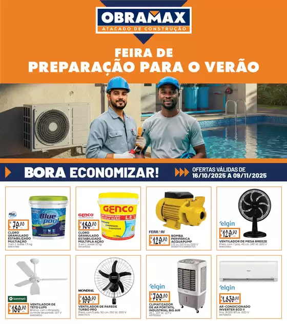 Catálogo Obramax em São Jorge d'Oeste | Grandes descontos em produtos selecionados | 2025-10-16T00:00:00.000Z - 2025-11-09T00:00:00.000Z