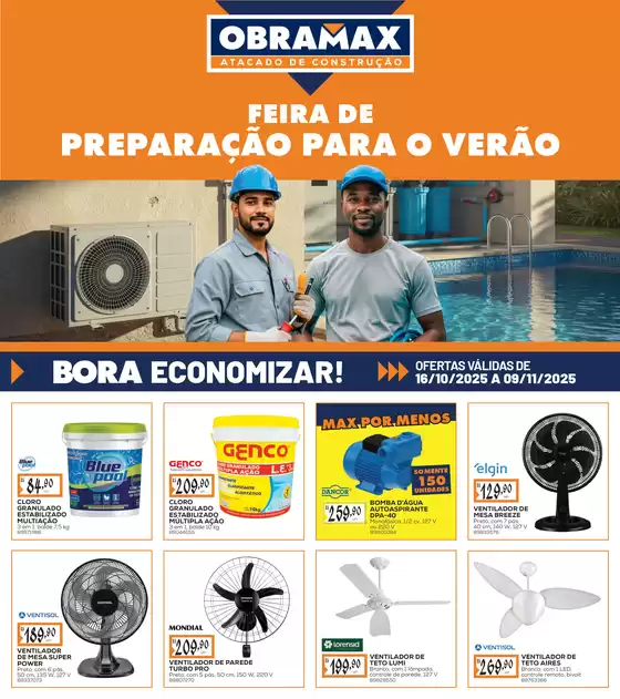 Catálogo Obramax em São Jorge d'Oeste | Melhores ofertas para todos os caçadores de pechinchas | 2025-10-16T00:00:00.000Z - 2025-11-09T00:00:00.000Z