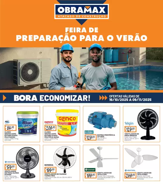 Catálogo Obramax em São Jorge d'Oeste | Ofertas para caçadores de pechinchas | 2025-10-16T00:00:00.000Z - 2025-11-09T00:00:00.000Z