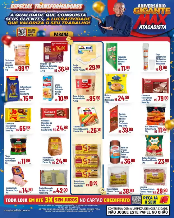 Grandes descontos em produtos selecionados