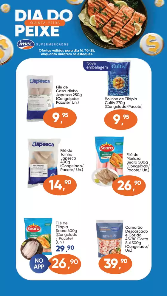 Catálogo Imec Supermercados em Montenegro | Dia do Peixe | 2025-10-16T00:00:00.000Z - 2025-10-16T00:00:00.000Z