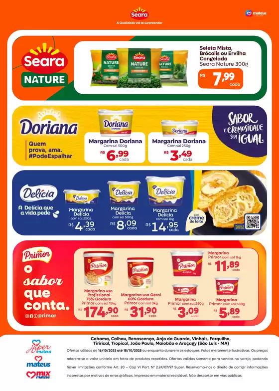 Promoções especiais em andamento