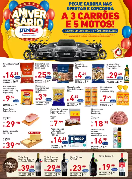 Ofertas da semana Extrabom Supermercados