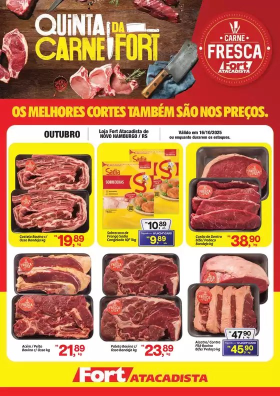 Catálogo Fort Atacadista em São Paulo | RS Fort 5ª Carne 16 OUT 25 NH | 2025-10-16T00:00:00.000Z - 2025-10-16T00:00:00.000Z