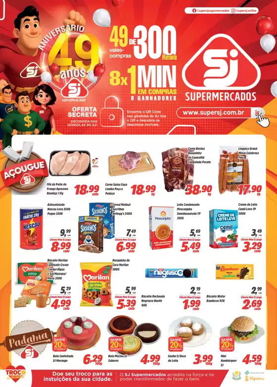 Catálogo Sj Supermercados em São José dos Campos | Aniversàrio Sj  | 2025-10-16T00:00:00.000Z - 2025-10-29T00:00:00.000Z