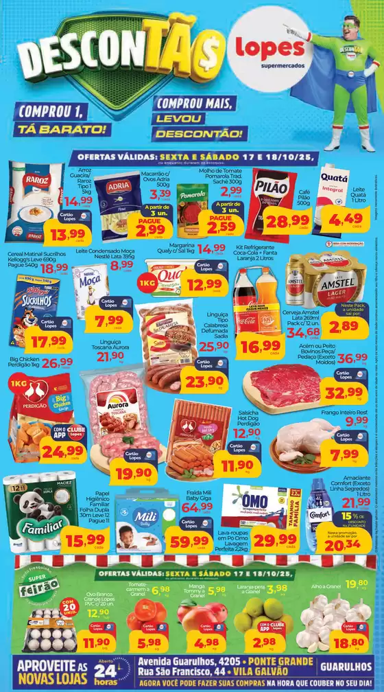 Catálogo Lopes Supermercados | Descontão  | 2025-10-17T00:00:00.000Z - 2025-10-20T00:00:00.000Z