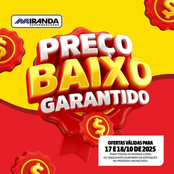 Catálogo Miranda Supermercados em Teresópolis | Preço Baixo Garantido | 2025-10-17T00:00:00.000Z - 2025-10-18T00:00:00.000Z