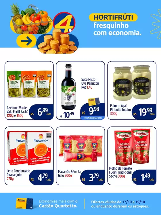 Encarte Quartetto Supermercados