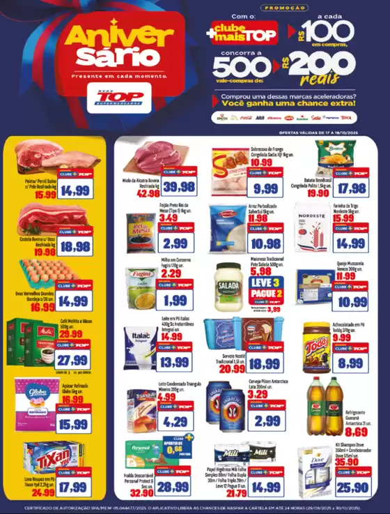 Catálogo Rede Top em Rio Claro | Ofertas do folheto | 2025-10-17T00:00:00.000Z - 2025-10-19T00:00:00.000Z