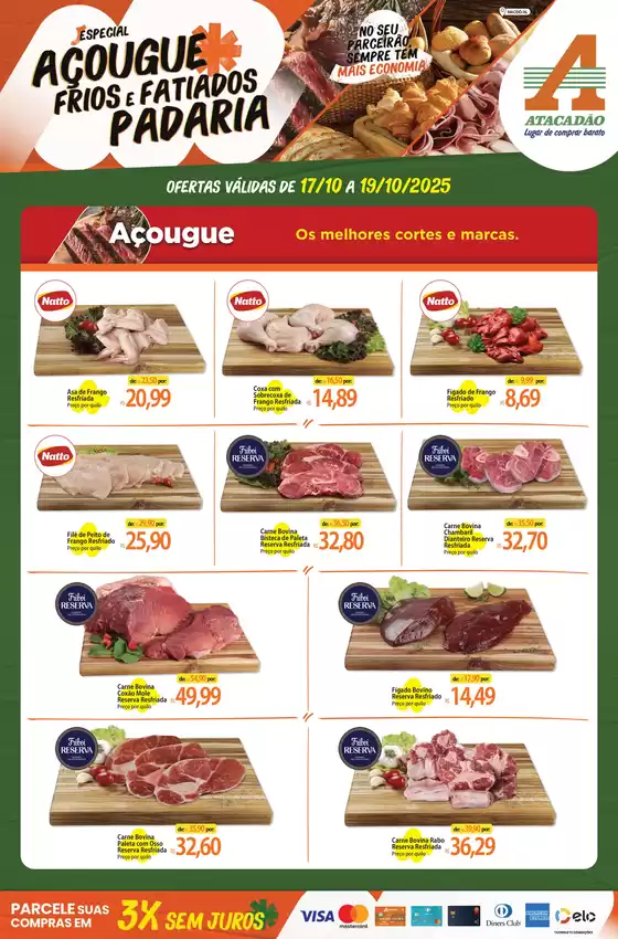 Atacadão - Açougue / Padaria / Frios e Fatiados