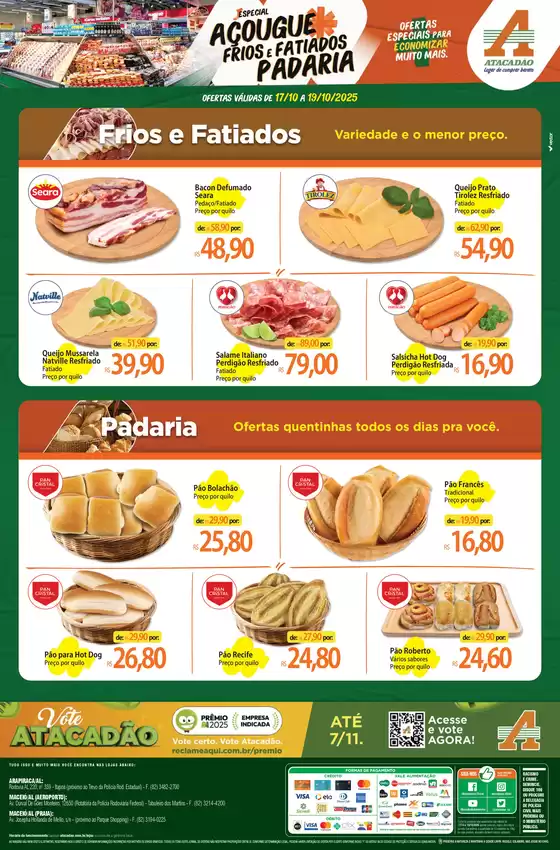 Atacadão - Açougue / Padaria / Frios e Fatiados