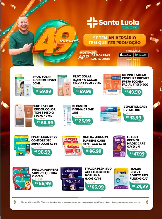 Catálogo Farmácia Santa Lúcia em Campina Grande | Promoções especiais em andamento | 2025-10-17T00:00:00.000Z - 2025-10-31T00:00:00.000Z