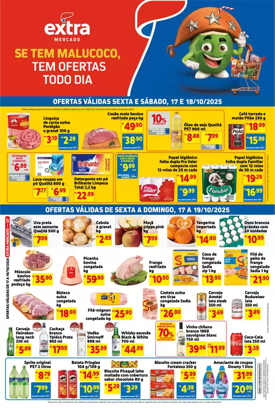 Catálogo Extra em Caiuá | Ótima oferta para caçadores de pechinchas | 2025-10-17T00:00:00.000Z - 2025-10-19T00:00:00.000Z