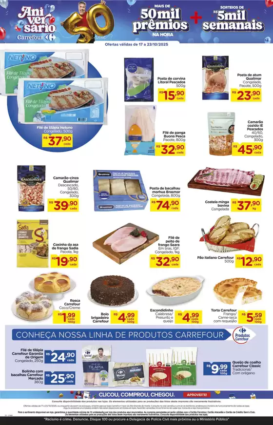 Descontos e promoções