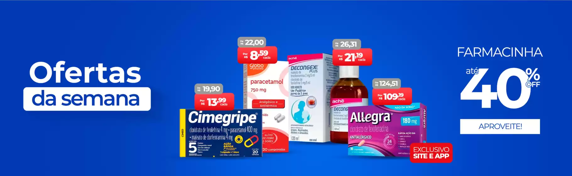 Ofertas e promoções atuais