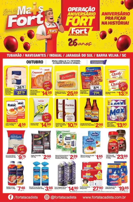 Catálogo Fort Atacadista | SC Fort Fim de Semana 17 a 19 OUT 25 Especiais | 2025-10-17T00:00:00.000Z - 2025-10-19T00:00:00.000Z