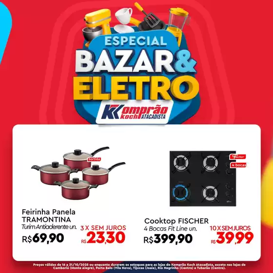 Grandes descontos em produtos selecionados