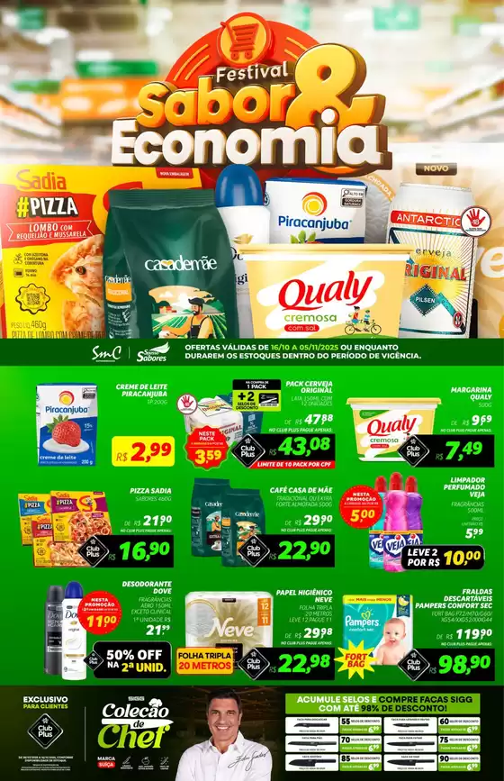 Promoções especiais em andamento