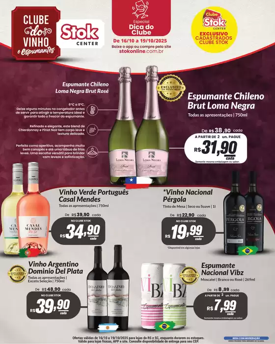 Encarte Stok Center Clube Do Vinho