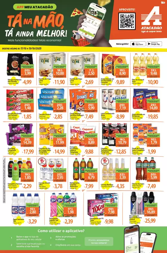 Catálogo Atacadão em Biguaçu | Ofertas exclusivas e pechinchas | 2025-10-17T00:00:00.000Z - 2025-10-19T00:00:00.000Z